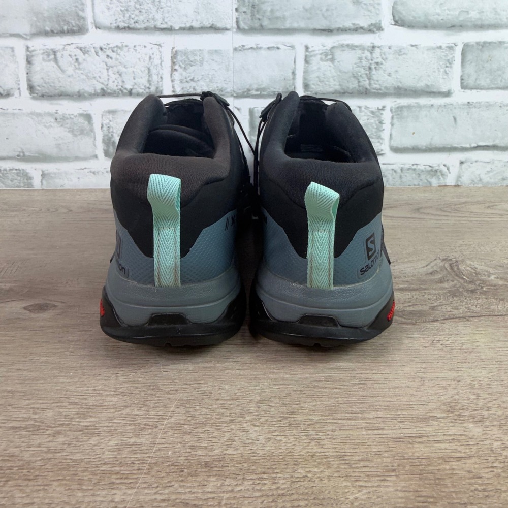Salomon X Ultra 4 GTX Gore-Tex Hiking Shoes Black Stormy Weather Women 8.5 - Picture 3 of 8
